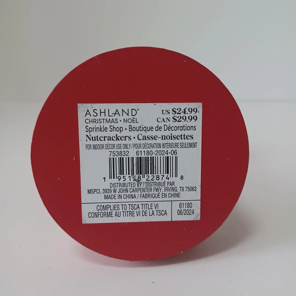NEW Ashland Nutcracker Sprinkle Shop Red‎ Christmas Decor